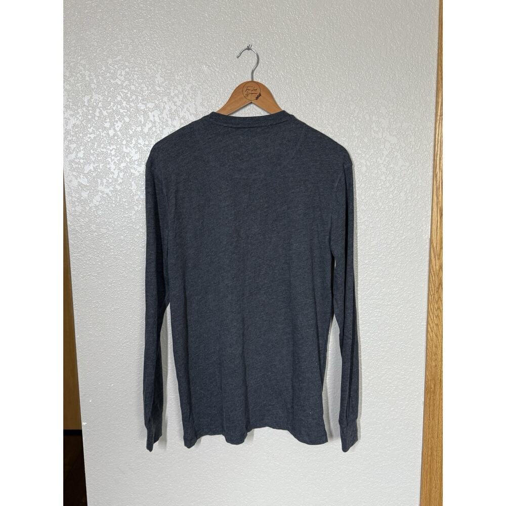 Weatherproof Vintage Long Sleeve Brushed Jersey Henley Shirt Medium - Picture 4 of 4